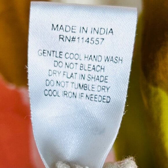 Anthropologie THML Medium Ruffle Crochet Tank Midi Dress Flowy Multicolor Boho - Picture 10 of 10